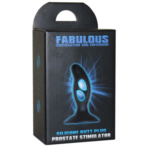 Fabulous Silicone Prostate Stimulator - Стимулятор простати, 9,4 см (чорний) - купити в Україні | Секс шоп SEX-SHOP.ua