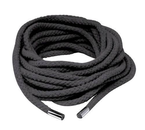 Веревка Fetish Fantasy Japanese Silk Rope, 10 м (черный)