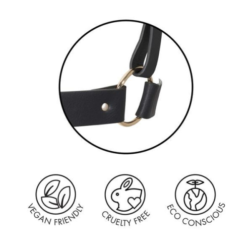 Bijoux Indiscrets Indiscrets MAZE - T-Restraints наручники с поводком из экокожи в подарочной упаковке