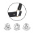 Bijoux Indiscrets Indiscrets MAZE - T-Restraints наручники с поводком из экокожи в подарочной упаковке
