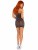Leg Avenue-Shimmer Sheer rhinestone tube dress Black/Silver - Блестящее чёрное платье,  OS