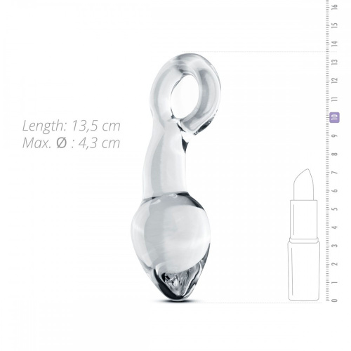 Gildo Glass Prostate Plug No. 13 стеклянный стимулятор простаты, 13.5х4.3 см - sex-shop.ua