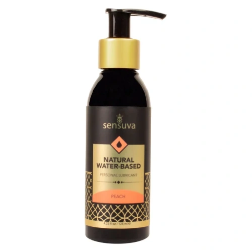 Sensuva Natural Water-Based Peach - Смазка на водной основе, без глицерина и парабенов, 125 мл