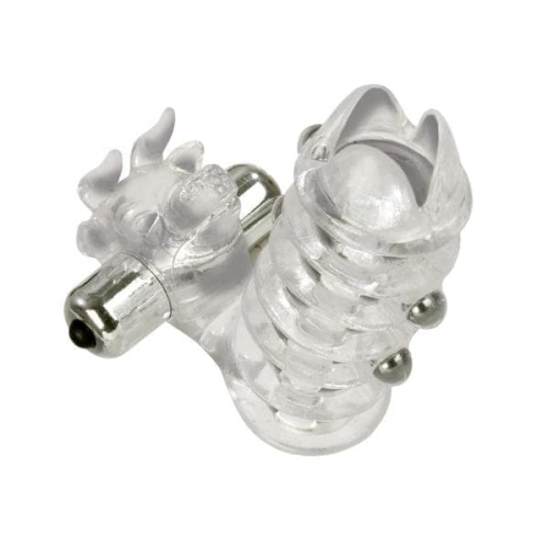 CalExotics Toro - насадка с вибрацией, 9.5х3 см (прозрачный)