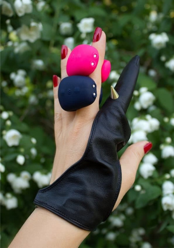 Gvibe Gring - Мини-вибратор на палец, 3х3 см (розовый) - sex-shop.ua
