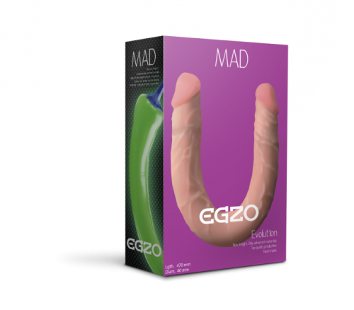 Фалоімітатор двохстонний Egzo DL002F 46 см - купити в Україні | Секс шоп SEX-SHOP.ua