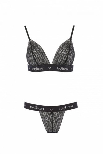 Passion Exclusive Glamiss Set - Комплект белья, S/M (чёрный)