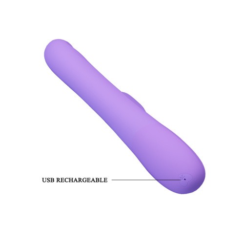 Pretty Love Truman Vibrator - вибратор кролик с функцией вращения, 23.8х3.7 см