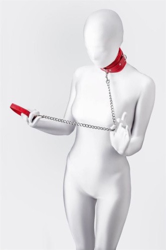 Toyfa - Anonymo collar - Поводок (красный)