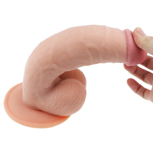 The Ultra Soft Dude Flesh 8.5 " - Фаллоимитатор, 20 см (телесный)