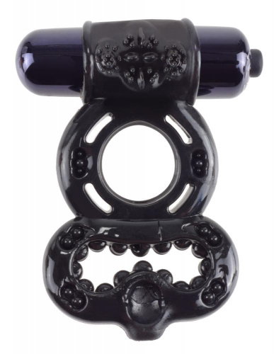Pipedream Infinity Super Ring - виброкольцо, 10х2 см (черный) - sex-shop.ua