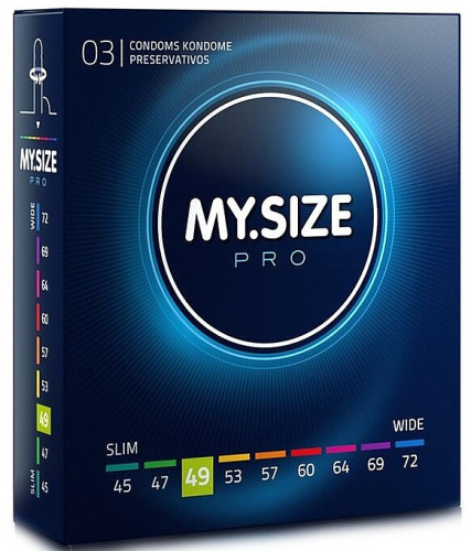 My.Size Pro 53, 3 шт - купити в Україні | Секс шоп SEX-SHOP.ua