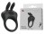 LyBaile Pretty Love Davion Silicone Vibro Ring - виброкольцо, 7.4х3.4 см (черный)