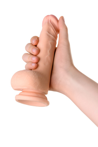 Toyfa - Suction cup based vibrator - Реалистичный вибратор, 17х4 см
