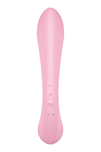 Satisfyer Triple Oh Pink - Вибратор-кролик (розовый)