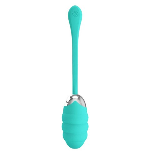 LyBaile Pretty Love Franklin Vibrating Egg Mint - Виброяйцо из силикона, 19.1х3.6 см (мятный)