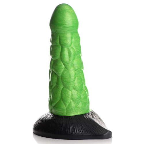 Creature Cocks Radioactive Reptile Silicone Dildo - фантазийный фаллоимитатор рептилии, 19.1х6.1 см - sex-shop.ua