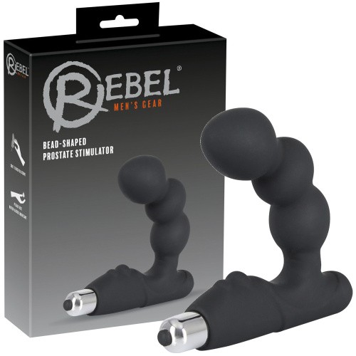 Rebel Prostate Stimulator - Масажер простати, 14 см (чорний)