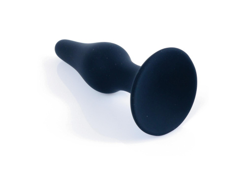 Boss Silicone Plug Black Small - Анальна пробка, 10х2,4 см (черный) - sex-shop.ua