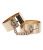 Taboom Slave Wrist Cuffs - Наручники металлические, (золотой)
