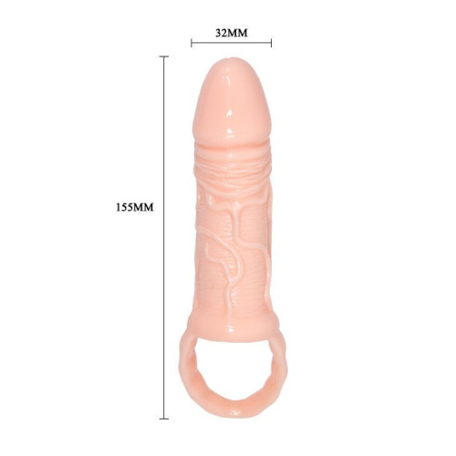 Насадка на пеніс Pretty Love Breyden Penis Sleeve Flesh - купити в Україні | Секс шоп SEX-SHOP.ua