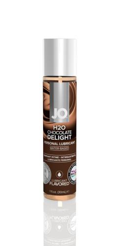 Оральная смазка со вкусом шоколада System JO H2O, 30 мл - sex-shop.ua