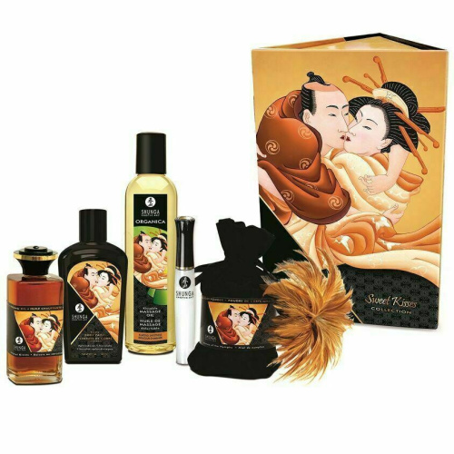 Shunga Sweet Kisses Collection - подарочный набор интимной косметики - sex-shop.ua