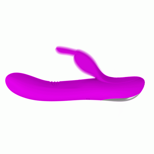Pretty Love Dylan Vibrator Purple - вибратор кролик с функцией имитирующей стимуляцию пальчиком, 21х3.5 см (фиолетовый)