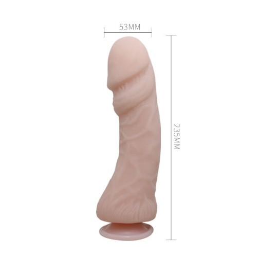 LyBaile The Big Penis - Фалоімітатор на присосці, 23.5х5.3 см (тілесний)