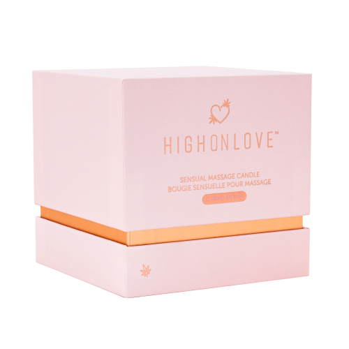 Массажная свеча Sensual Massage Candle, 250 мл (роза)