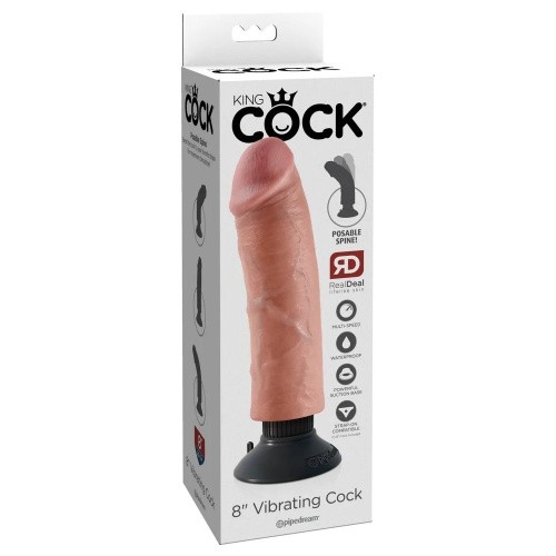 Pipedream King Cock Flesh - Вибратор, 18.7х5 см