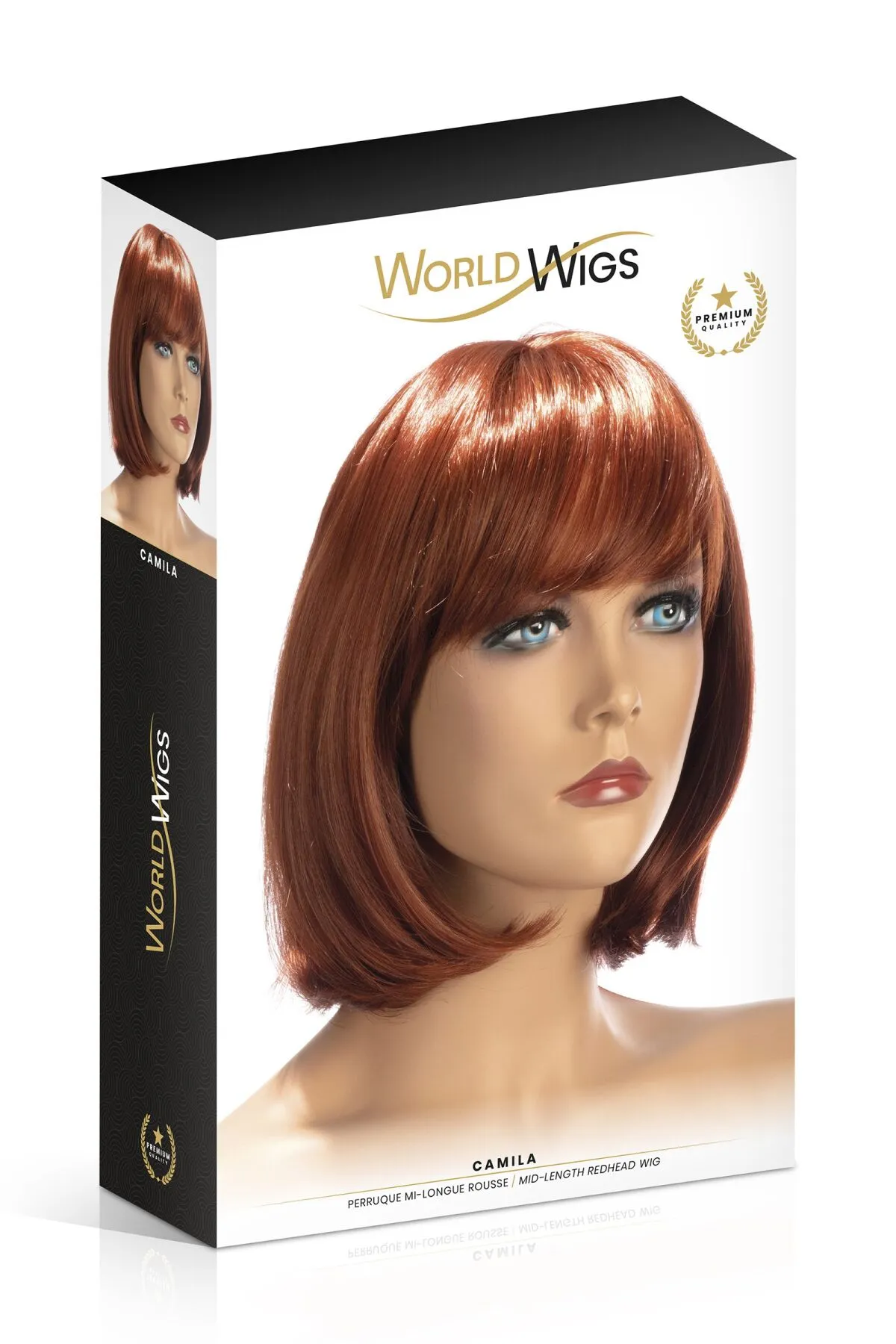 World Wigs Camila Mid Length Redhead - Парик (рыжий) купить Киев Украина -  sex-shop.ua