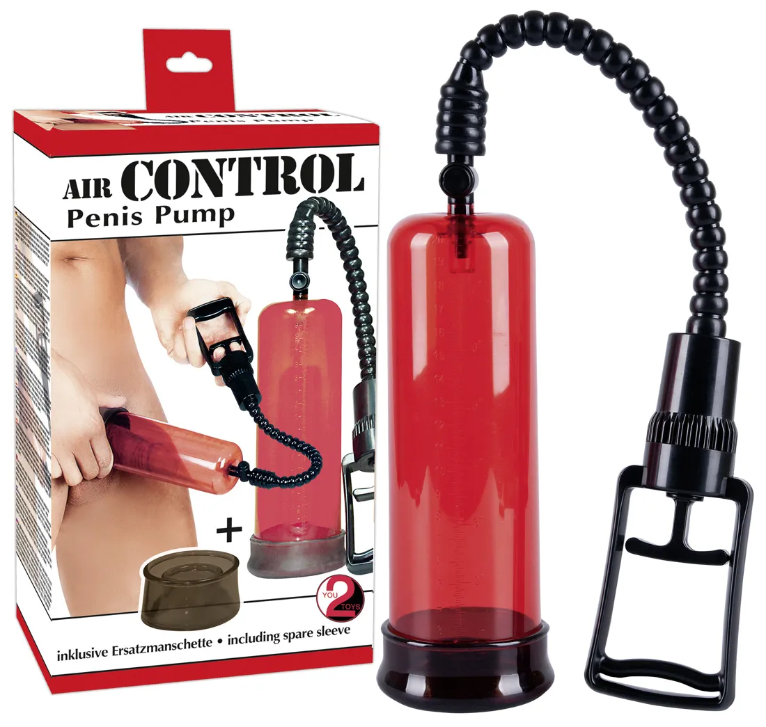 You2Toys Air Control Penis Pump - Вакуумная помпа для увеличения члена,  22х6.5 см - Купить в Киеве, Украине | Sex-shop.ua