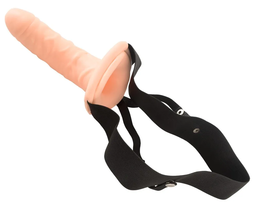 Fetish Fantasy For Him or Her ​Hollow Strap-On - Фаллопротез, 15х4,5 см  (телесный) - Купить в Киеве, Украине | Sex-shop.ua