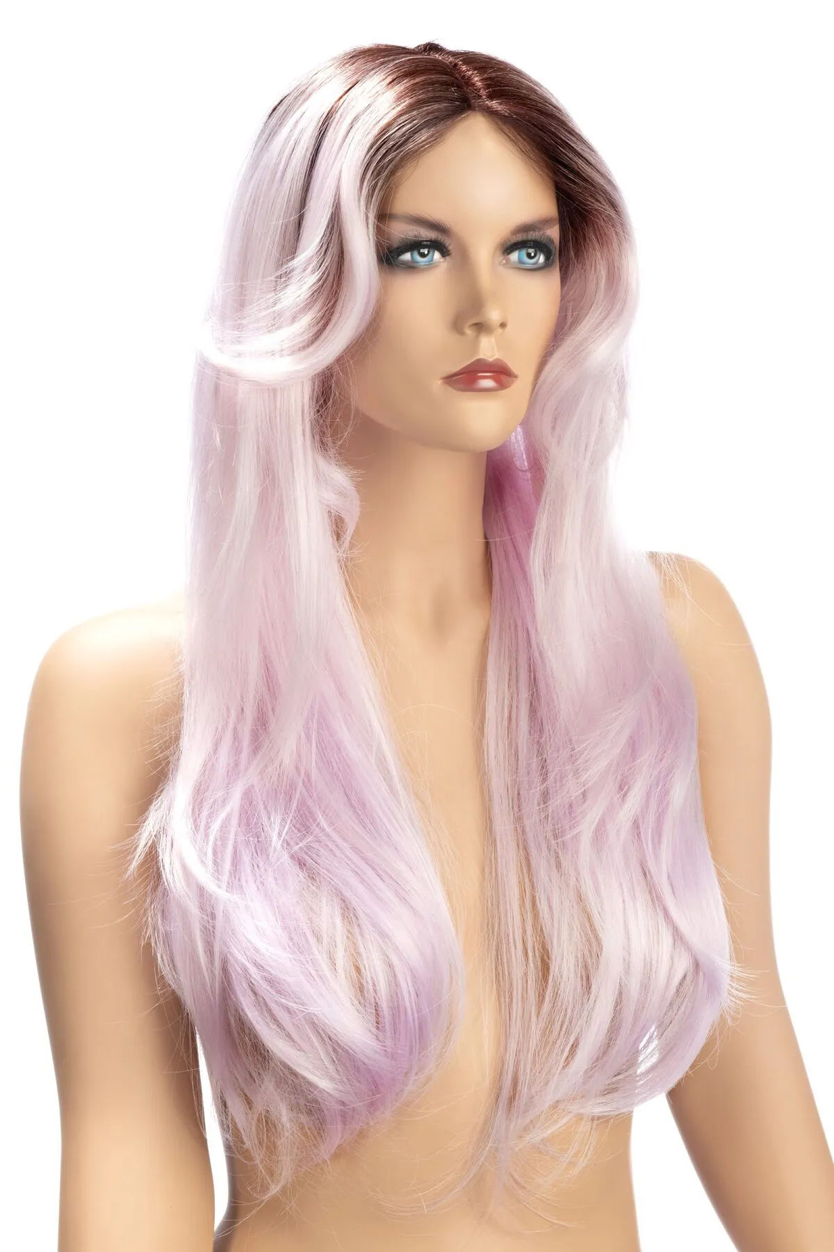 World Wigs Aya Long Two Tone Mauve - Парик (лиловый) купить Киев Украина -  sex-shop.ua