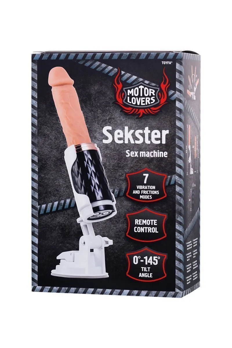 MotorLovers Sex machine Sekster - секс машина с вибрацией, фрикциями и  подогревом, 29 см (чёрный) - Купить в Киеве, Украине | Sex-shop.ua