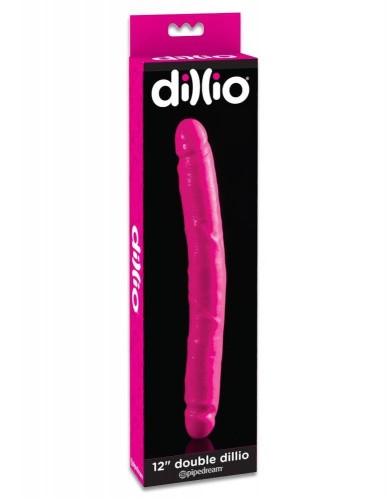 Pipedream Double Dillio 12 Inch - двойной фаллоимитатор, 30.5х3.4 см (розовый) - sex-shop.ua