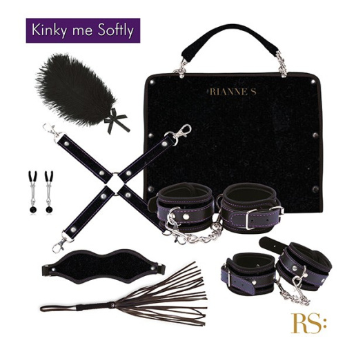 Rianne - S Kinky Me Softly - Подарунковий набір для BDSM 8 предметів (чорний)
