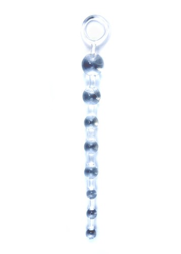 Boss Jelly Anal Beads Clear - анальная цепочка, 26х2.8 см (прозрачный) - sex-shop.ua