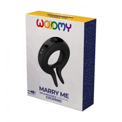 Wooomy Marry Me - Эрекционное виброкольцо, 3 см - sex-shop.ua