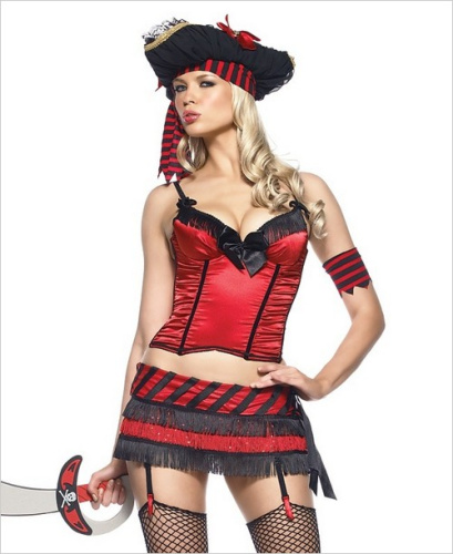 Leg Avenue-Scurvy Pirate Costume - Костюм піратки, XS