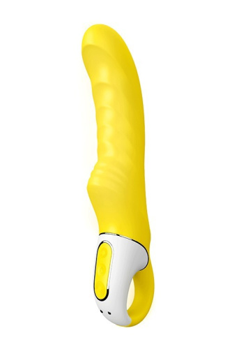 Satisfyer Vibes Yummy Sunshine - солнечный вибратор для точки G, 22.5х4 см (желтый) - sex-shop.ua