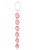 California Exotic Novelties Swirl Pleasure Beads - анальне намисто, 18х2 см (рожевий)