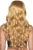 Leg Avenue-Long curly bang wig with braid Blonde - Длинный парик с косичкой, блонд - sex-shop.ua