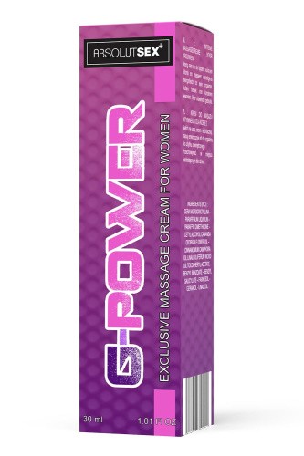 G-POWER - Стимулюючий крем для жінок, 30 мл