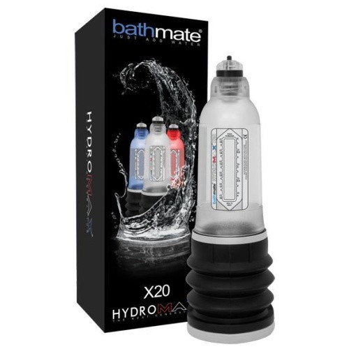Bathmate HydroMax5 Penis Pump - Гидронасос для члена, 24.5х5.5 см (прозрачный) - sex-shop.ua