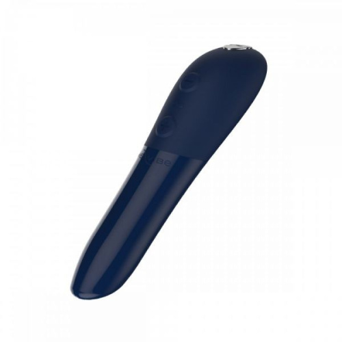 We-Vibe Tango X + Лубрикант 50 мл - потужний міні вібратор, 10х2.3 см, (синій)