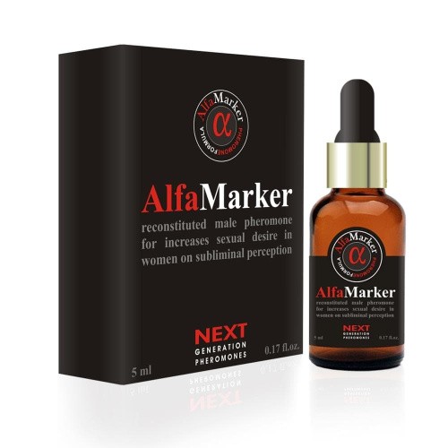 AlfaMarker for Men - Ароматна есенція з феромонами для чоловіків, 5 мл