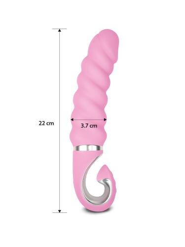 Gvibe Gjack 2 - Анатомический вибромассажер, 22х3.7 см (розовый) - sex-shop.ua