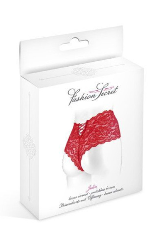 Fashion Secret Julia Red- трусики с доступом, S-L (красные) - sex-shop.ua
